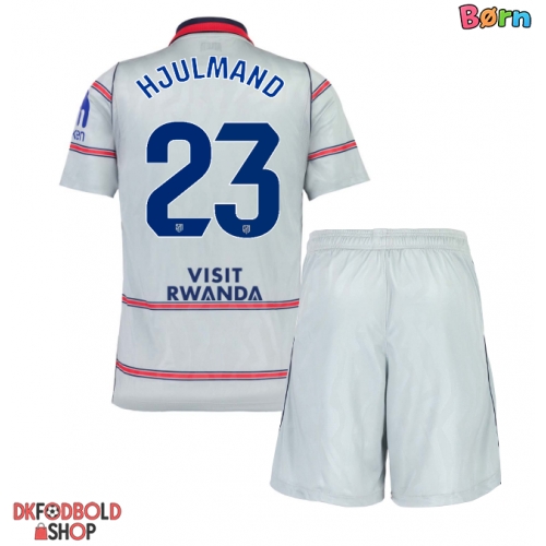 Atletico Madrid Morten Hjulmand #23 Tredje trøje Børn 2026-27 Kort ærmer (+ korte bukser)